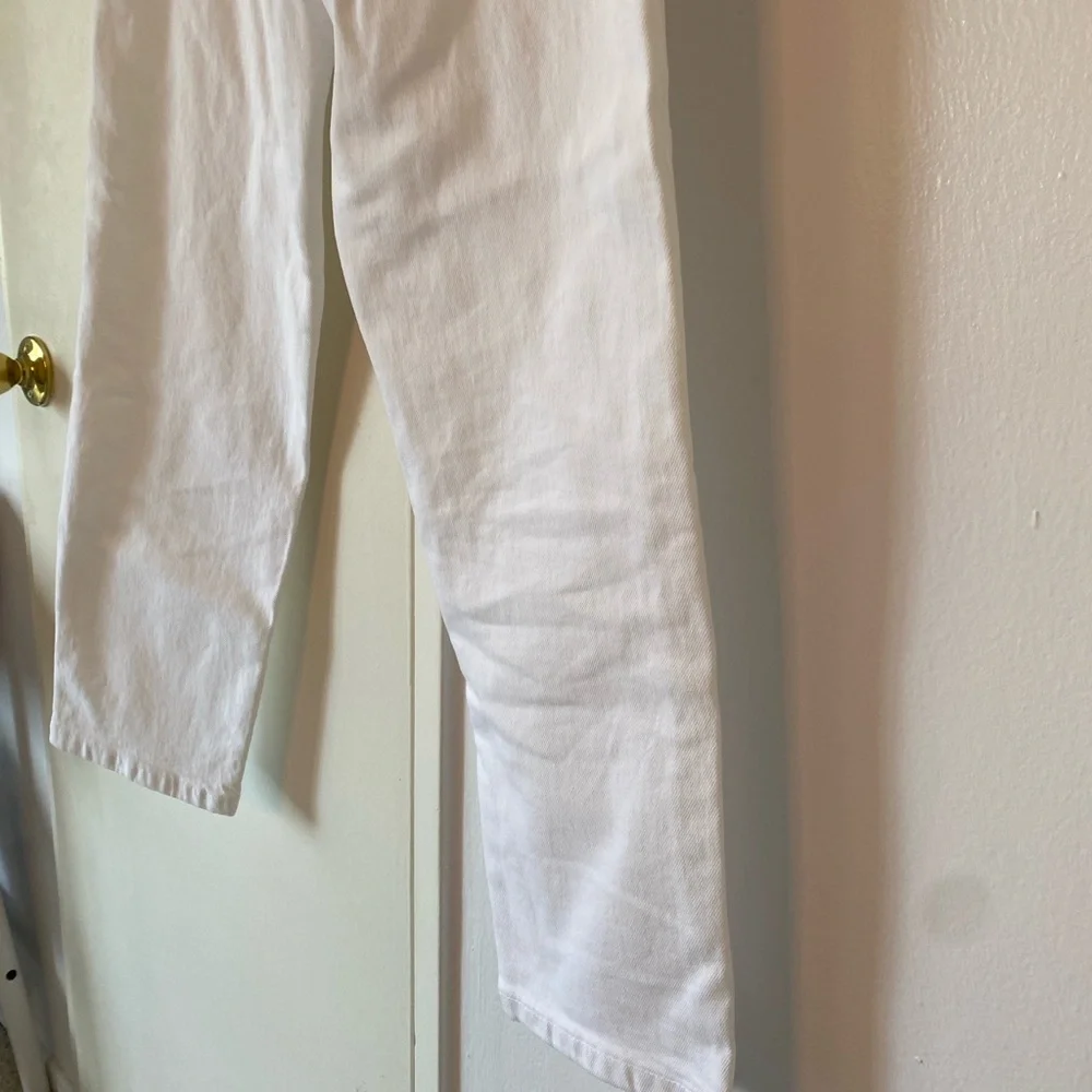 NWT WHITE ZARA MOM FIT DENIM JEANS SZ 6 - Picture 10 of 12